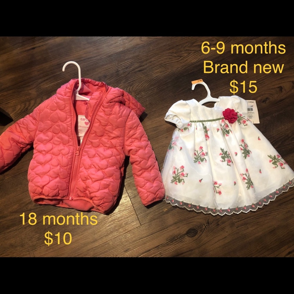 Jacket and dress brand new! Prices on pics